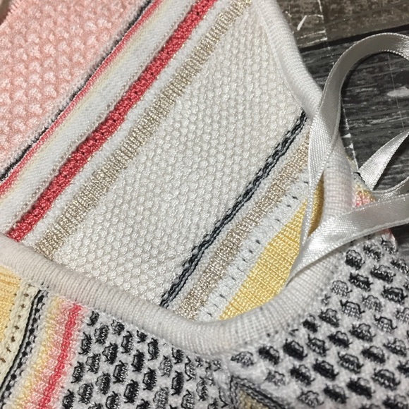 White House Black Market Sweater Tank Top Women’s S Knit Stripe (Read) - Picture 6 of 9